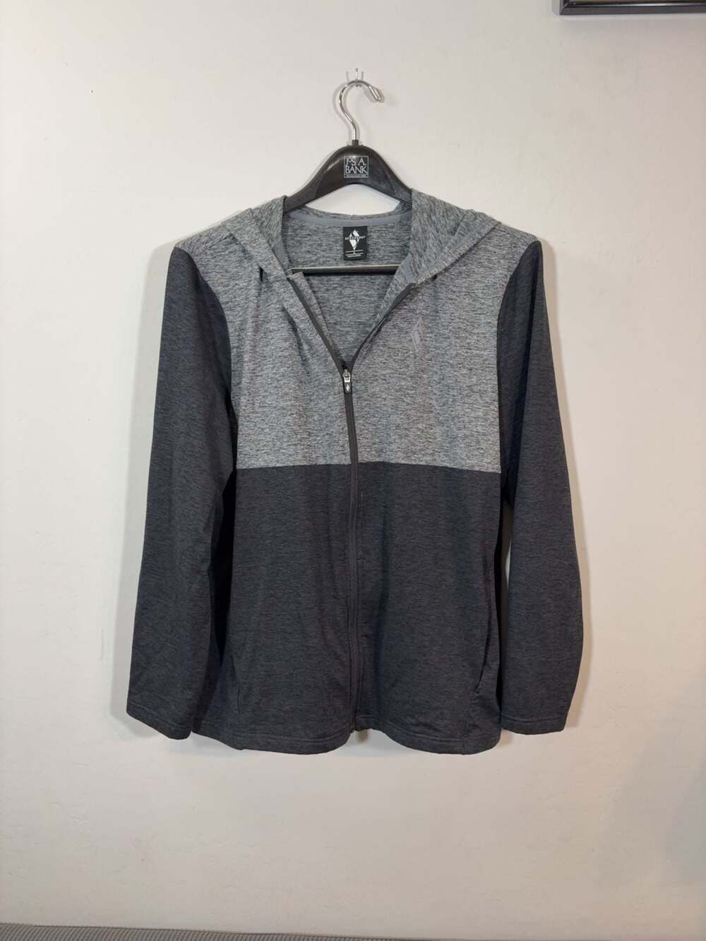 Skechers Men's Full Zip Hoodie Gray Colorblock Size Large